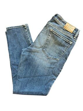 Lucky Brand 10/30 Lolita Skinny Jeans Women’s Cuffed Stretch Denim Medium Wash